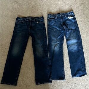 American Eagles Men’s Original Bootcut Jeans. 2 Pairs